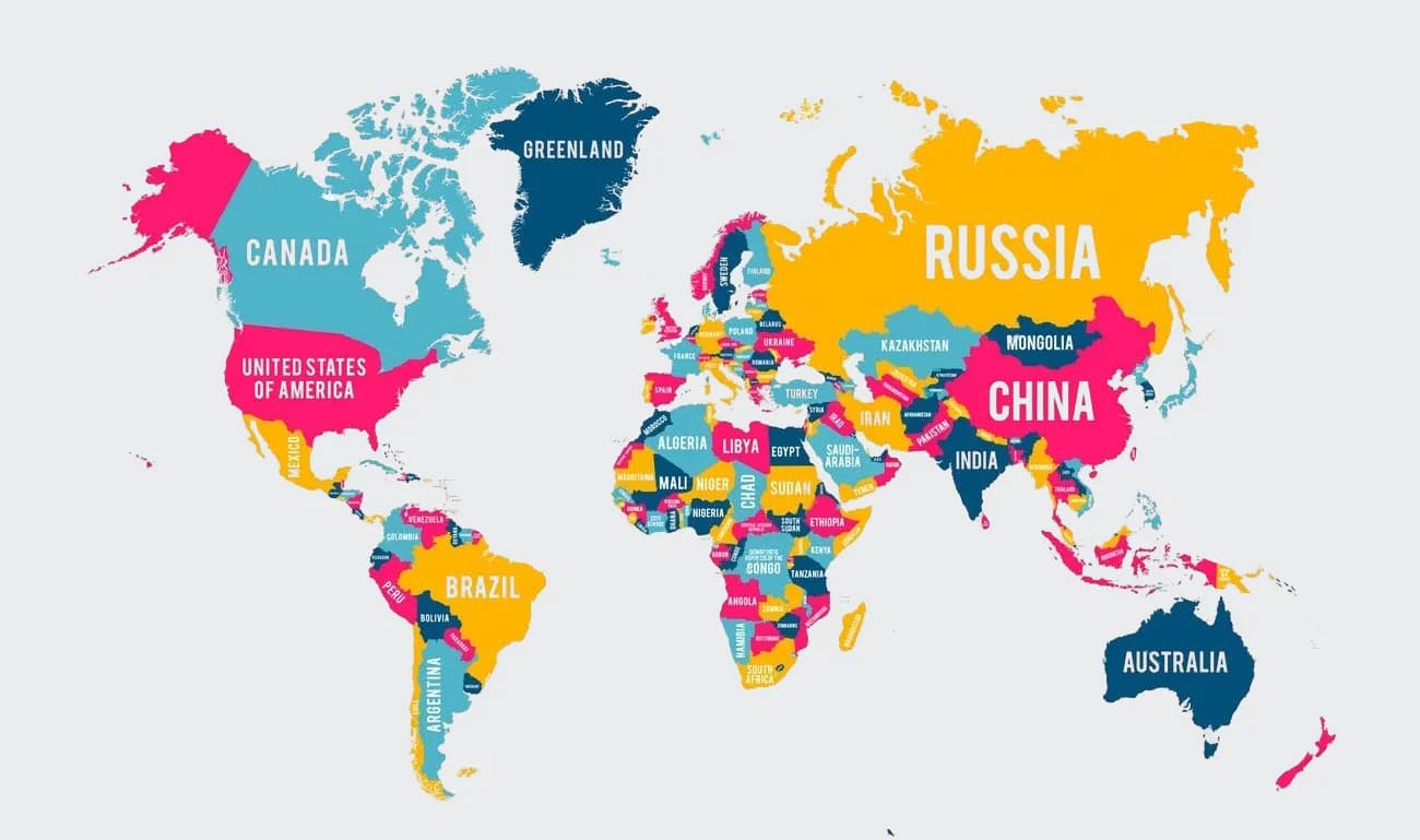 A map with pins representing the locations of the best deals for homework assistance.
